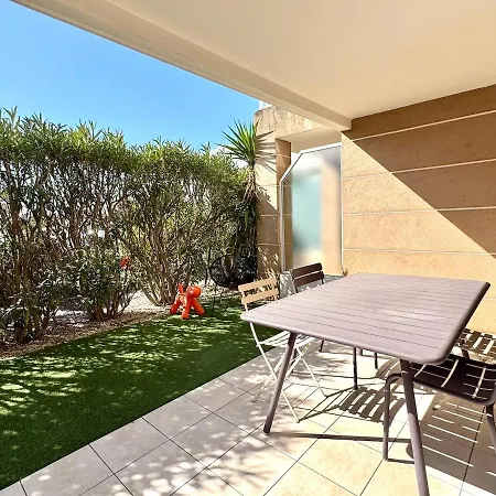 Appartamento élégant T2 En Rez-de-jardin - Piscine - Parking Antibes