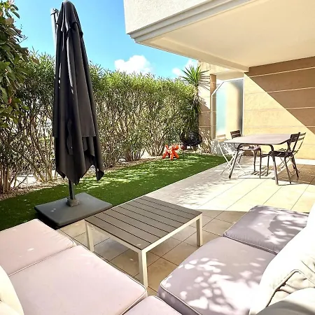 Appartamento élégant T2 En Rez-de-jardin - Piscine - Parking Antibes